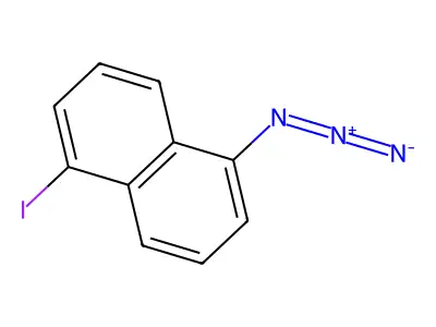 Iodonaphthylazide structure