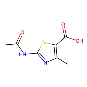 2-Acetylamino-4-methyl-thiazole-5-carboxylic acid structure