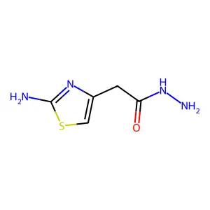 2-(2-Amino-1,3-thiazol-4-yl)acetohydrazide structure