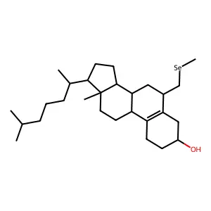 硒代去甲胆固醇 structure