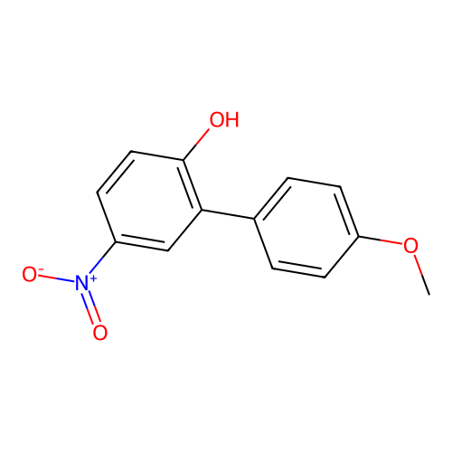 4'-Methoxy-5-nitro-1,1'-biphenyl-2-ol structure