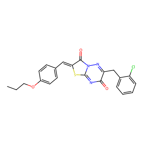 C22H18ClN3O3S structure