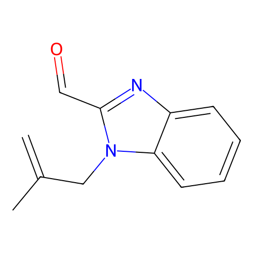 1-(2-Methylprop-2-enyl)benzimidazole-2-carbaldehyde structure