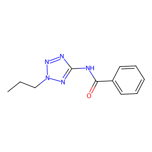 N-(2-丙基-2H-四氮唑-5-基)苯甲酰胺 structure