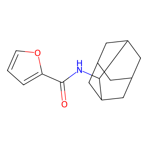 N-(2-adamantyl)furan-2-carboxamide structure