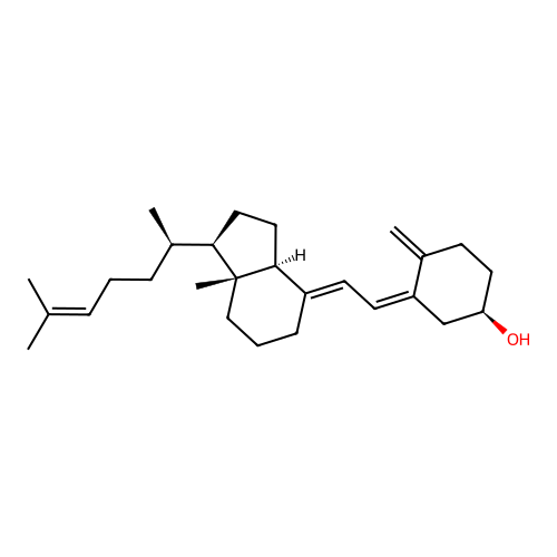 24-Dehydrocholecalciferol structure