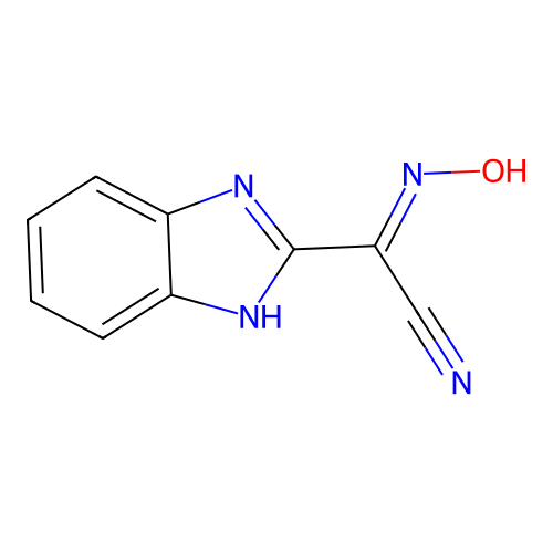 (1H-Benzoimidazol-2-yl)-hydroxyimino-acetonitrile structure