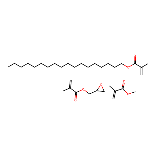 (C22-H42-O2.C7-H10-O3.C5-H8-O2)x- structure