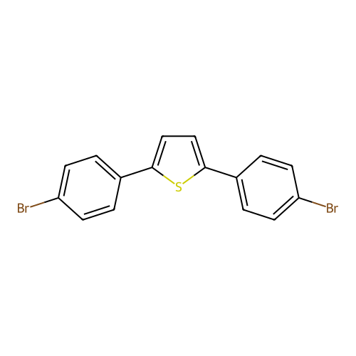 2,5-Bis(4-bromophenyl)thiophene structure