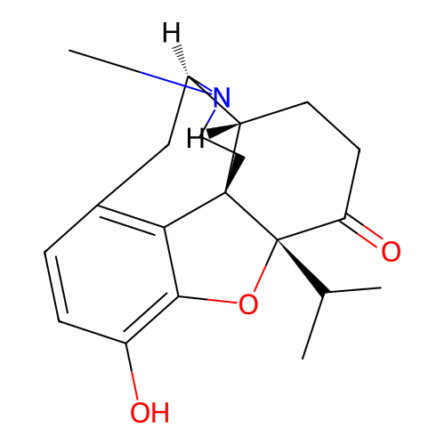 Isopropyldihydromorphinone structure