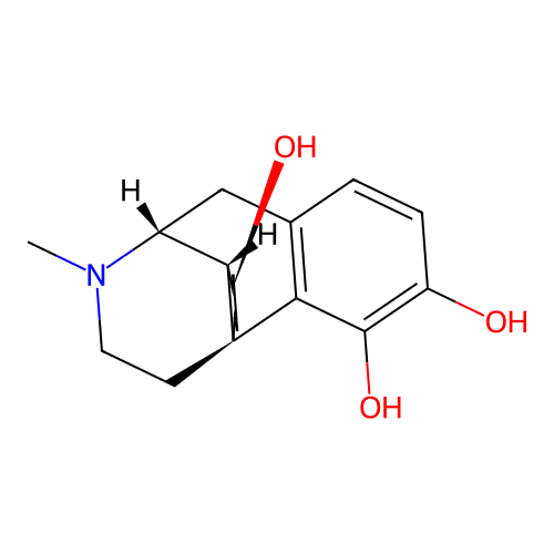 Morphinan-3,4,8-alpha-triol, 17-methyl- structure