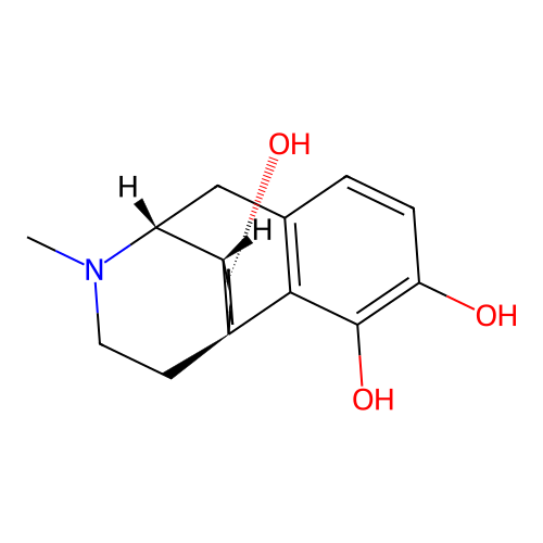 Morphinan-3,4,8-beta-triol, 17-methyl- structure