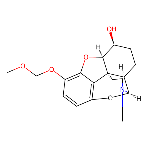 3-(Methoxymethoxy)-17-methyl-4,5-epoxymorphinan-6-ol structure
