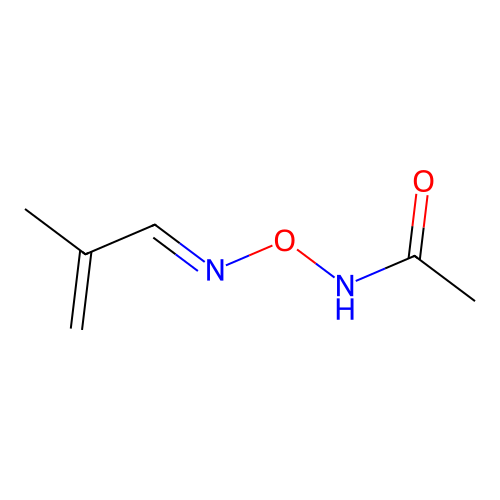 Methacrylaldehyde, O-(methylcarbamoyl)oxime structure