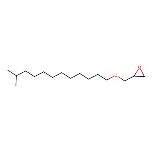((Isotridecyloxy)methyl)oxirane structure