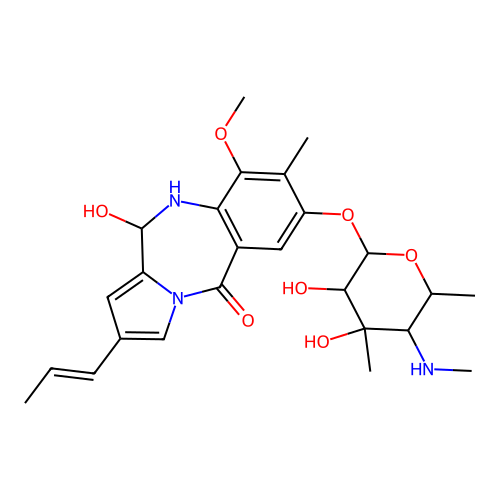 Sibiromycin methylether structure