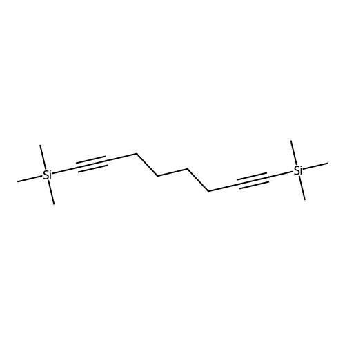 Silane, 1,7-octadiyne-1,8-diylbis[trimethyl- structure