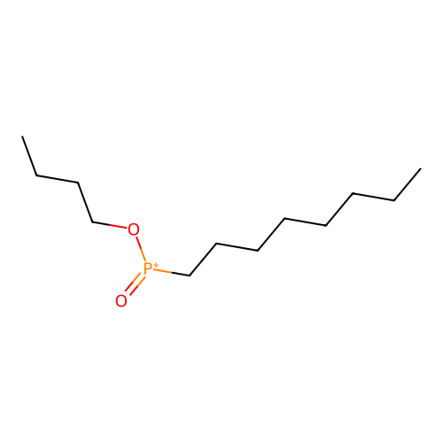 Butoxy(octyl)oxophosphanium structure
