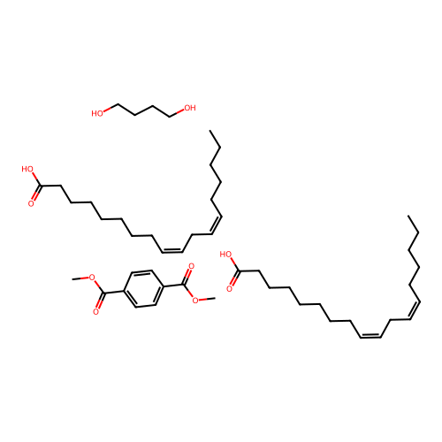 ((C18-H32-O2)2.C10-H10-O4.C4-H10-O2)x- structure