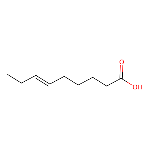 6E-壬烯酸 structure