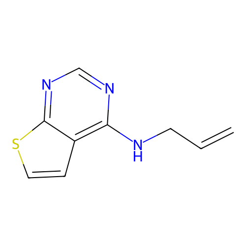 N-prop-2-enylthieno[2,3-d]pyrimidin-4-amine structure