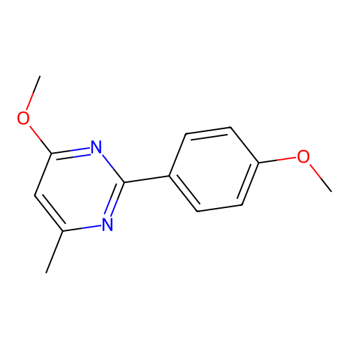 4-Methoxy-2-(p-methoxyphenyl)-6-methylpyrimidine structure