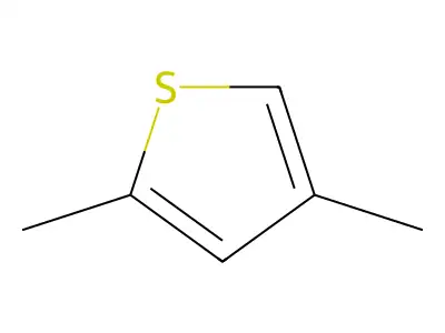 2,4-Dimethylthiophene structure
