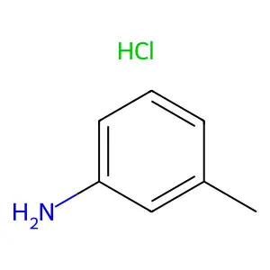 氯化间甲苯胺鎓 structure