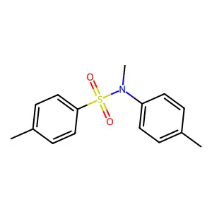 N,4-dimethyl-N-(4-methylphenyl)benzenesulfonamide structure