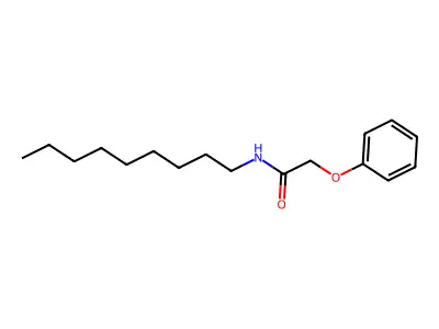 N-nonyl-2-phenoxyacetamide structure
