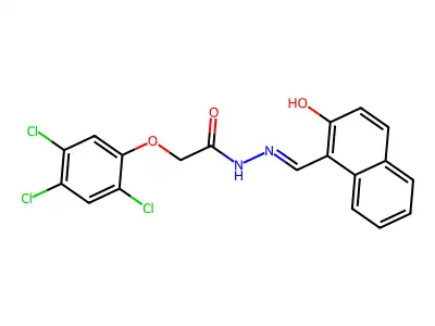 CAS 6380-96-7 - C19H13Cl3N2O3 structure