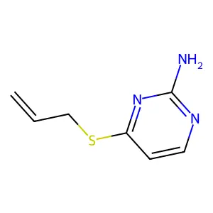 4-Prop-2-enylsulfanylpyrimidin-2-amine structure