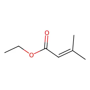 Ethyl 3,3-dimethylacrylate structure