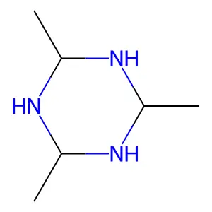乙醛氨三聚体 structure