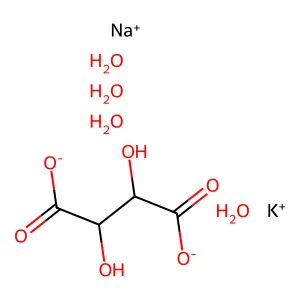 酒石酸钾钠 structure
