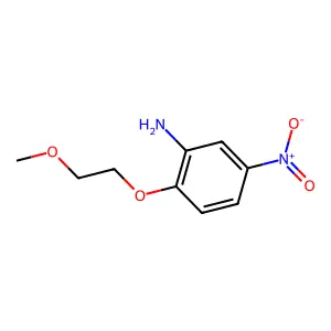 2-(2-甲氧基乙氧基)-5-硝基苯胺 structure