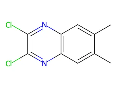 2,3-Dichloro-6,7-dimethylquinoxaline structure