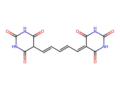 Pentamethinedibarbituric acid structure