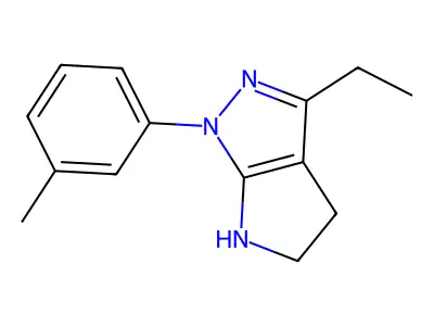 3-Ethyl-1-(m-tolyl)-1,4,5,6-tetrahydropyrrolo[2,3-c]pyrazole structure