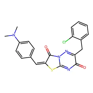 C21H17ClN4O2S structure