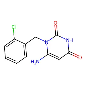 6-amino-1-(2-chlorobenzyl)pyrimidine-2,4(1H,3H)-dione structure