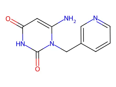 6-Amino-1-(pyridin-3-ylmethyl)pyrimidine-2,4(1h,3h)-dione structure