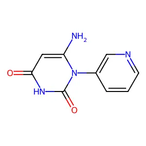 6-Amino-1-pyridin-3-ylpyrimidine-2,4-dione structure