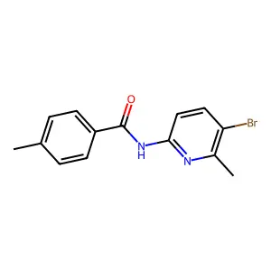 N-(5-溴-6-甲基吡啶-2-基)-4-甲基苯甲酰胺 structure