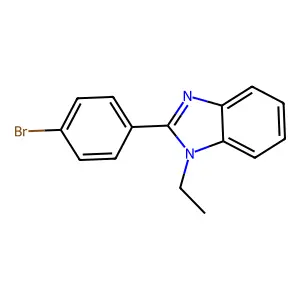 2-(4-Bromophenyl)-1-ethyl-1h-benzo[d]imidazole structure
