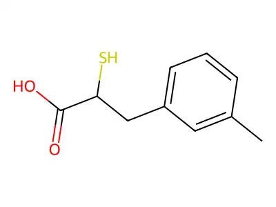 3-(3-Methylphenyl)-2-sulfanylpropanoic acid structure