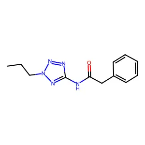 2-苯基-N-(2-丙基四唑-5-基)乙酰胺 structure