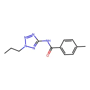 4-methyl-N-(2-propyltetrazol-5-yl)benzamide structure