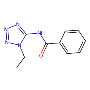 N-(1-乙基四氮唑-5-基)苯甲酰胺 structure