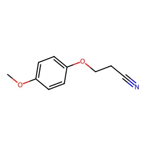 3-(4-甲氧基苯氧基)丙腈 structure